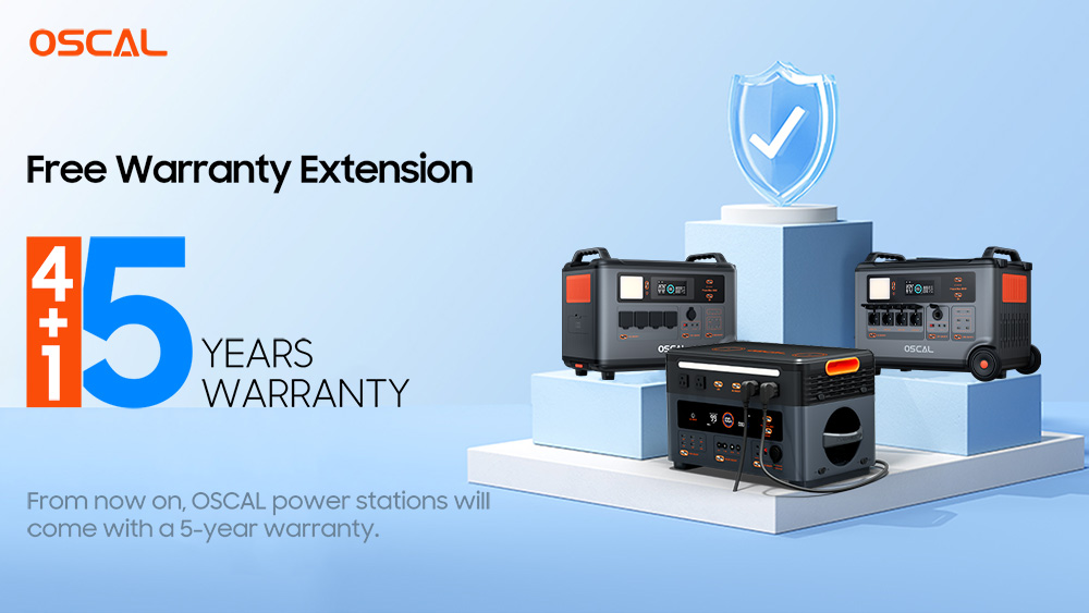 Blackview Oscal PowerMax 3600 Rugged Power Station, 3600Wh to 57600Wh LiFePO4 Battery, 14 Outlets, 5 LED Light Modes, Morse Code Signal