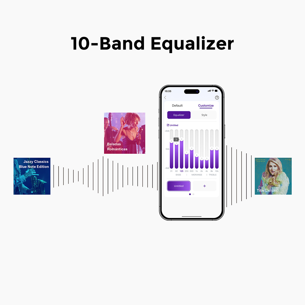 Ultimea Poseidon D80 Boom 7.1 Soundbar-Subwoofer-Lautsprecher-Kit, Dolby Atmos, 500 W Spitzenleistung, APP-Steuerung, 10-Band-Equalizer-Einstellungen, 121 voreingestellte EQ-Matrizen, Bluetooth 5.3
