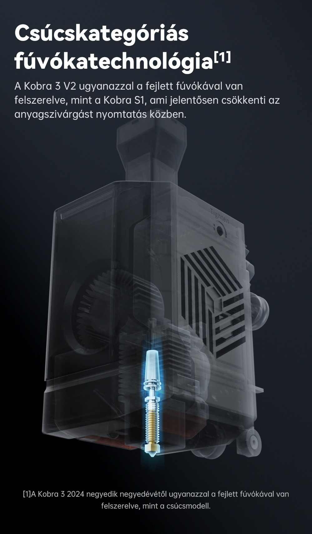 Anycubic Kobra 3 V2 kombin&aacute;lt 3D nyomtat&oacute;, ACE Pro t&ouml;bbsz&iacute;nű, 720P kamera, 600 mm/s sebess&eacute;g, automatikus szintez&eacute;s, filament sz&aacute;r&iacute;t&aacute;s, 255 * 255 * 260 mm