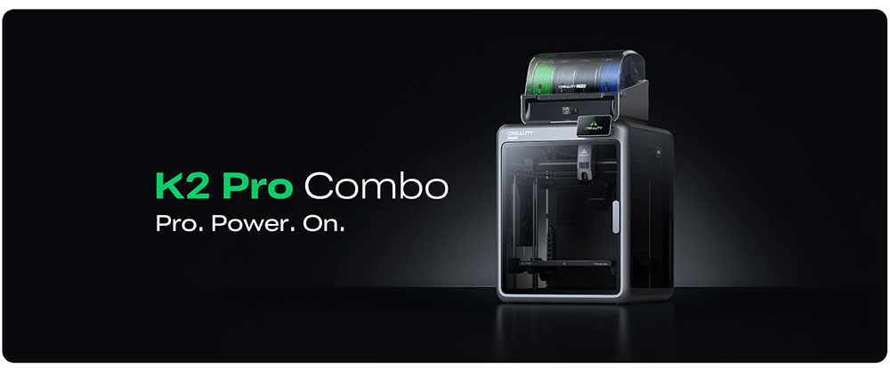 Creality K2 Pro Combo 3D nyomtat&oacute;, CFS rendszer, 300*300*300mm