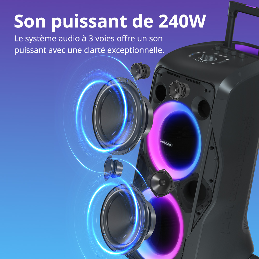 Enceinte de f&ecirc;te portable Tronsmart Halo 300