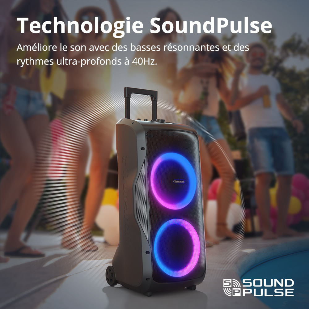 Enceinte de f&ecirc;te portable Tronsmart Halo 300