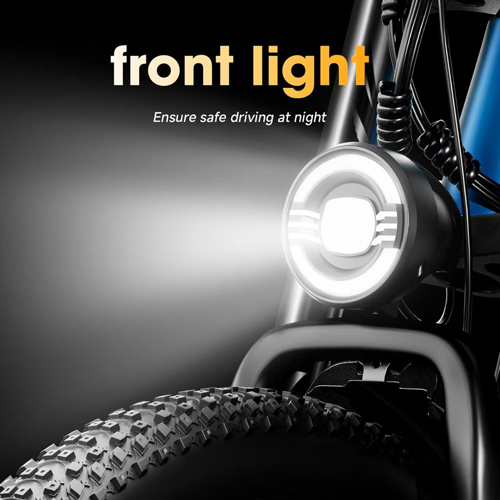 PULUMA PE86 Electric Bike, 500W Motor, 48V 20Ah Battery, 26 inch Tires, 40km/h Max Speed, 150km Range, Hydraulic Brakes, Oil Spring Suspension System, Shimano 7-speed, LCD Display, Torque Sensor