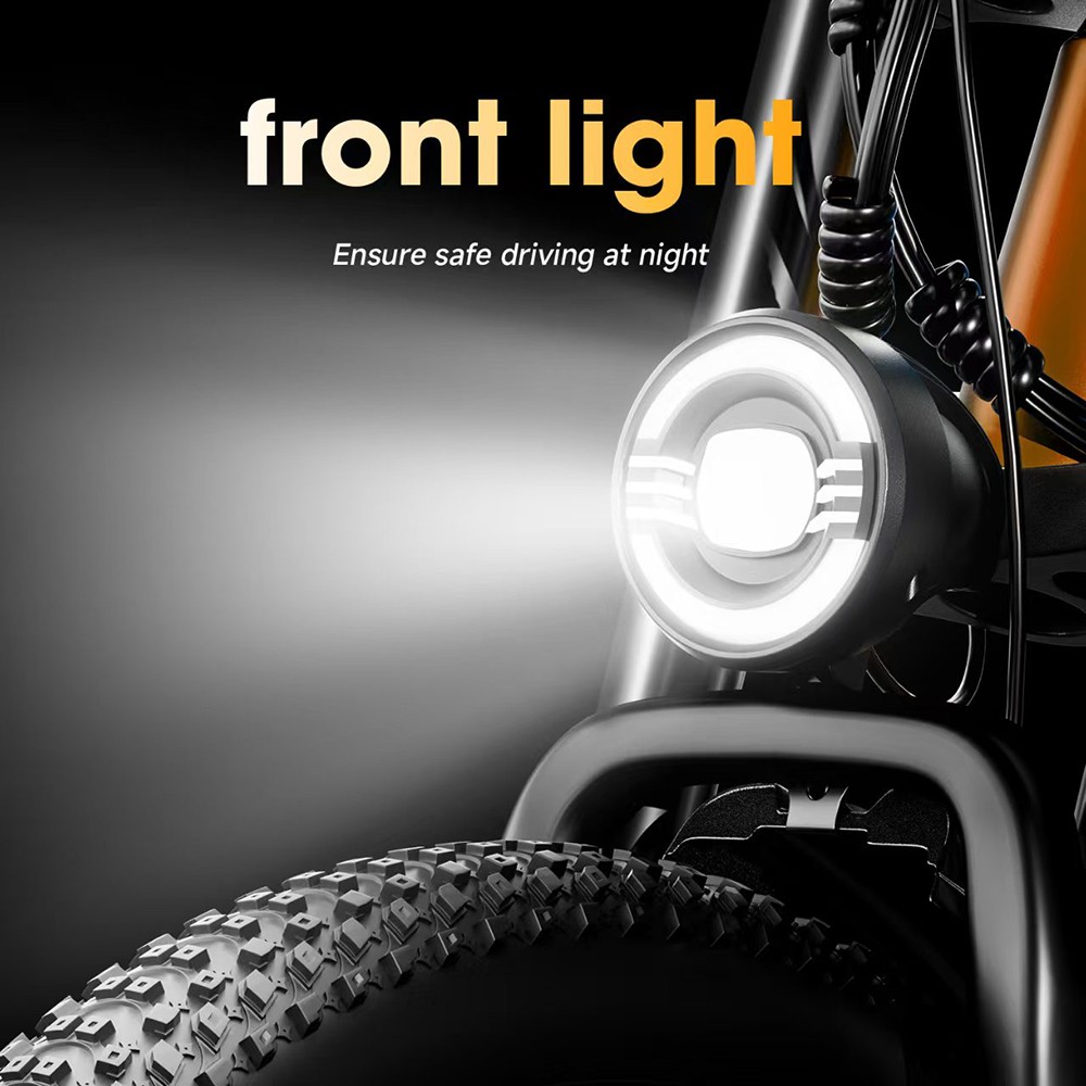 PULUMA PE86 Pro Vélo électrique, moteur 500 W x 2, batterie 48 V 20 Ah, pneus 26 pouces, vitesse maximale 40 km/h, autonomie 150 km, freins hydrauliques, suspension à ressorts à huile, Shimano 7 vitesses, écran LCD, capteur de couple