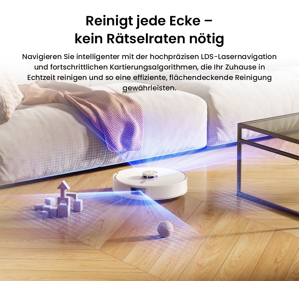 Narwal Narwal Freo S Roboterstaubsauger und -mopp, automatische Staubsammlung, 8000 Pa Saugleistung, intelligente Navigation und Sprachsteuerung