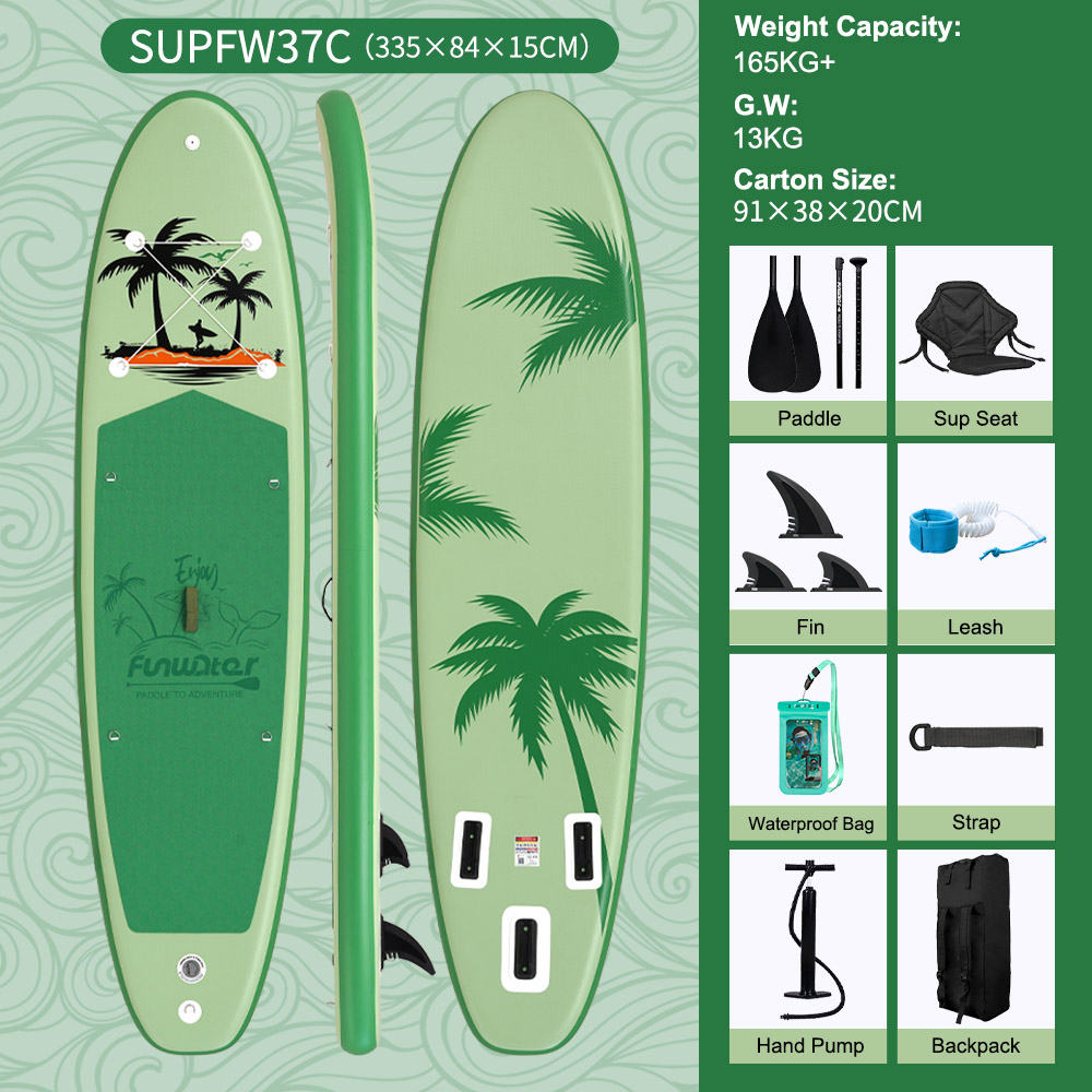 FunWater SUPFW37C Planche de stand up paddle 335 x 84 x 15 cm