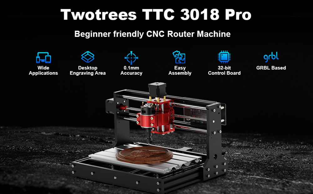 TWOTREES TTC3018 Pro CNC-Fr&auml;smaschine