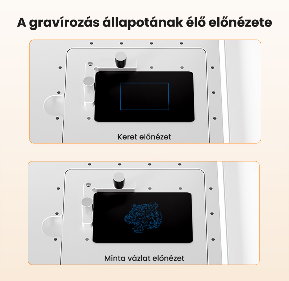 Mecpow X1 Dupla L&eacute;zer V&aacute;g&oacute;/Grav&iacute;roz&oacute;, 2W Infra + 10W Di&oacute;d&aacute;s, 5000mm/s sebess&eacute;g, 105&times;105mm