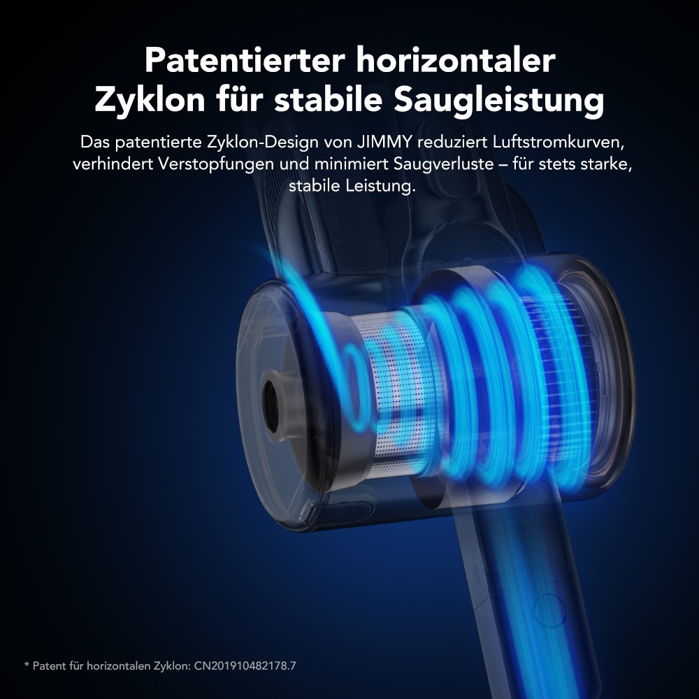 JIMMY H11 Pro Kabelloser Staubsauger, 700 W/260 AW Saugleistung, 90 Min. Laufzeit, flexibler Metallschlauch, 7 Reinigungswerkzeuge, LED-Anzeige, f&uuml;r Teppiche/Hartb&ouml;den &ndash; Dunkelgrau