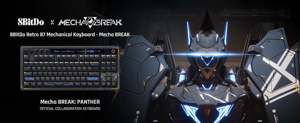 8BitDo Retro 87 Mechanical Keyboard - Mecha BREAK
