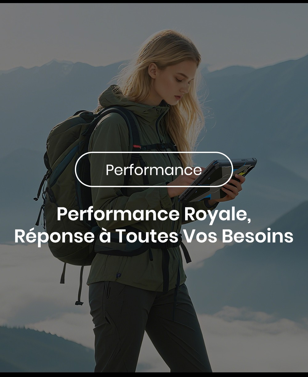 FOSSiBOT DT3 5G Tablette robuste, Android 15, &eacute;cran 10,4 pouces, 12 Go de RAM, 256 Go de ROM, Wi-Fi 6, batterie 21 560 mAh, charge rapide 66 W, appareil photo 64 Mpx + 32 Mpx, d&eacute;verrouillage par empreinte digitale et reconnaissance faciale - Bleu