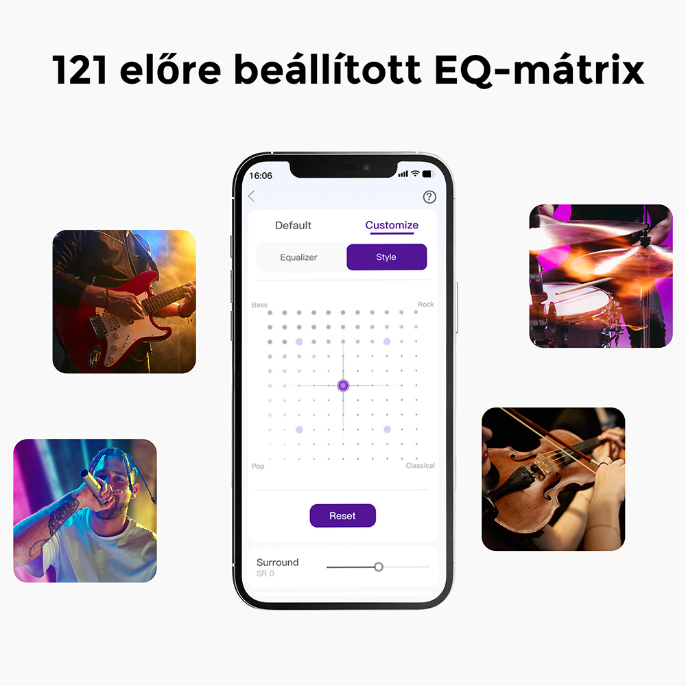 Ultimea Poseidon D80 Boom 7.1 Soundbar + 2 p&aacute;r * Steady 300 hangsz&oacute;r&oacute;&aacute;llv&aacute;ny, Dolby Atmos, 500 W cs&uacute;csteljes&iacute;tm&eacute;ny, alkalmaz&aacute;svez&eacute;rl&eacute;s, 10 s&aacute;vos hangsz&iacute;nszab&aacute;lyz&oacute; be&aacute;ll&iacute;t&aacute;s, 121 előre be&aacute;ll&iacute;tott EQ m&aacute;trix, Bluetooth 5.3