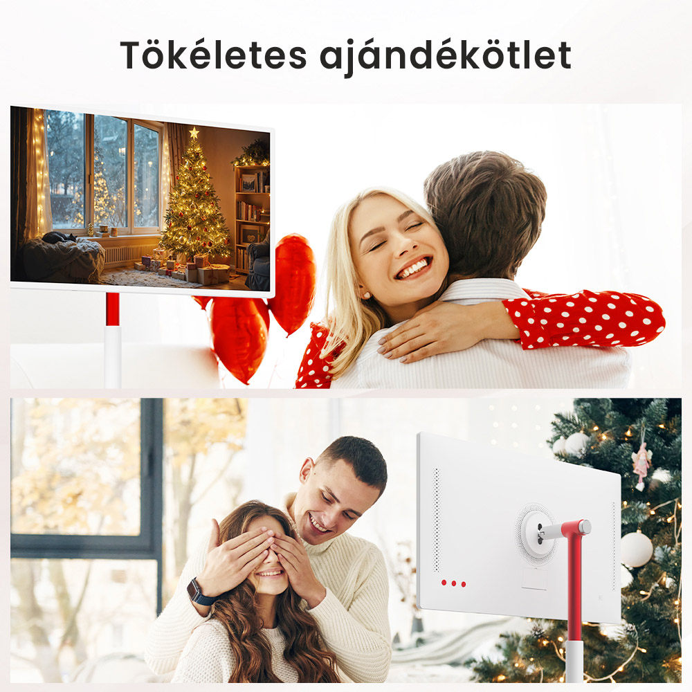 KTC A32Q7 Pro Mobil Monitor, 32'' 4K &Eacute;rintők&eacute;pernyő, WiFi6, Android 13, RK3588S 8 Core, Google EDLA Tan&uacute;s&iacute;tv&aacute;ny, 9500mAh Akkumul&aacute;tor, 8GB RAM 128GB ROM, &Aacute;ll&iacute;that&oacute; Dől&eacute;ssz&ouml;gek, 1*HDMI 2.0, 1*USB 3.0, 1*USB 2.0