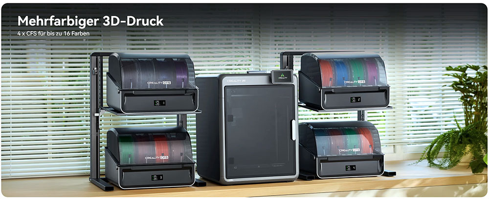 Creality K2 Pro Combo 3D-Drucker, CFS-System, 300*300*300mm