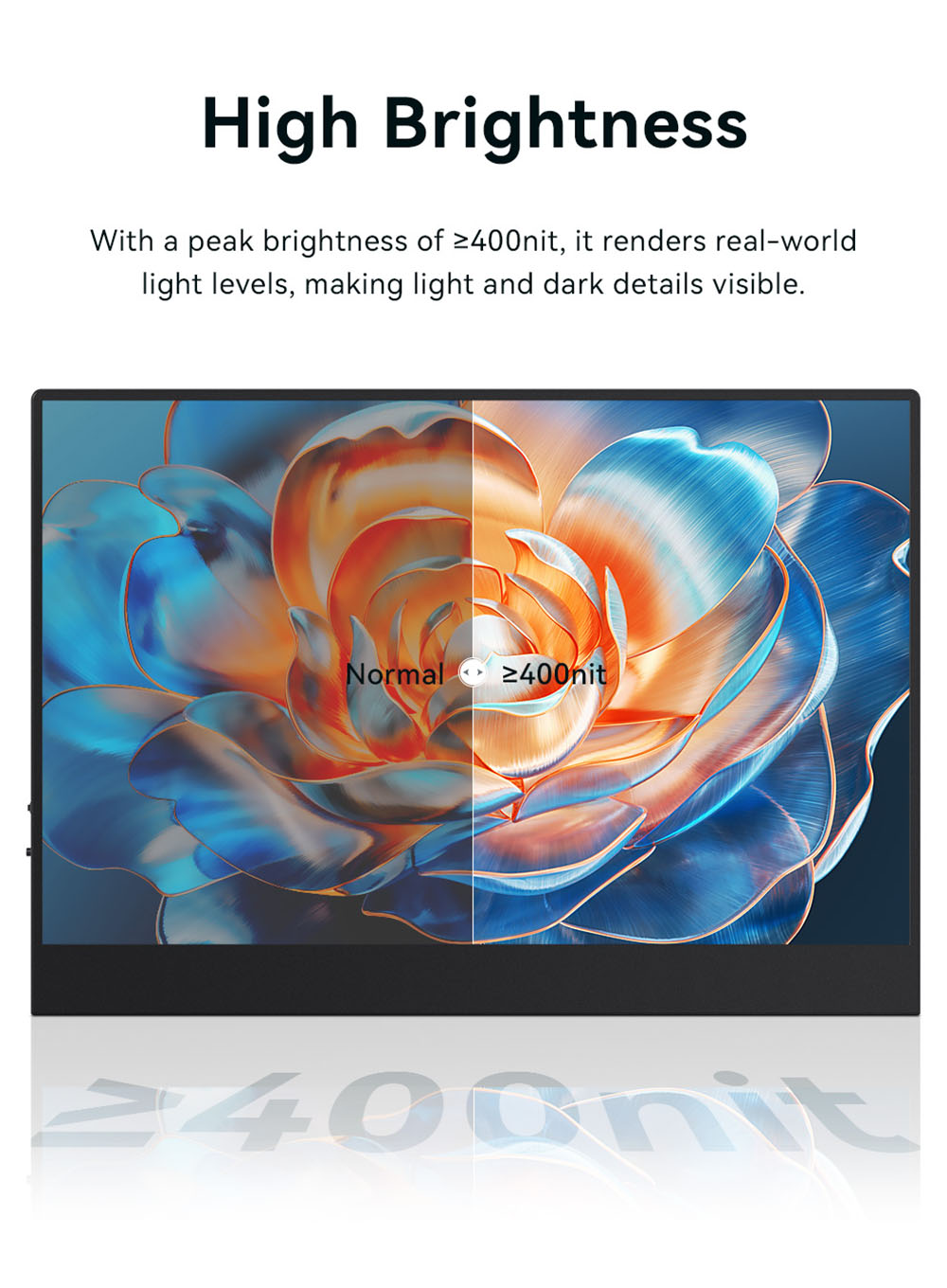 AOSIMAN 134UCT 13.4 inch Touchscreen Portable Monitor, 4K UHD 3840*2400 Display, Dual Speakers, 178&deg; Full Viewing, Low Blue Light