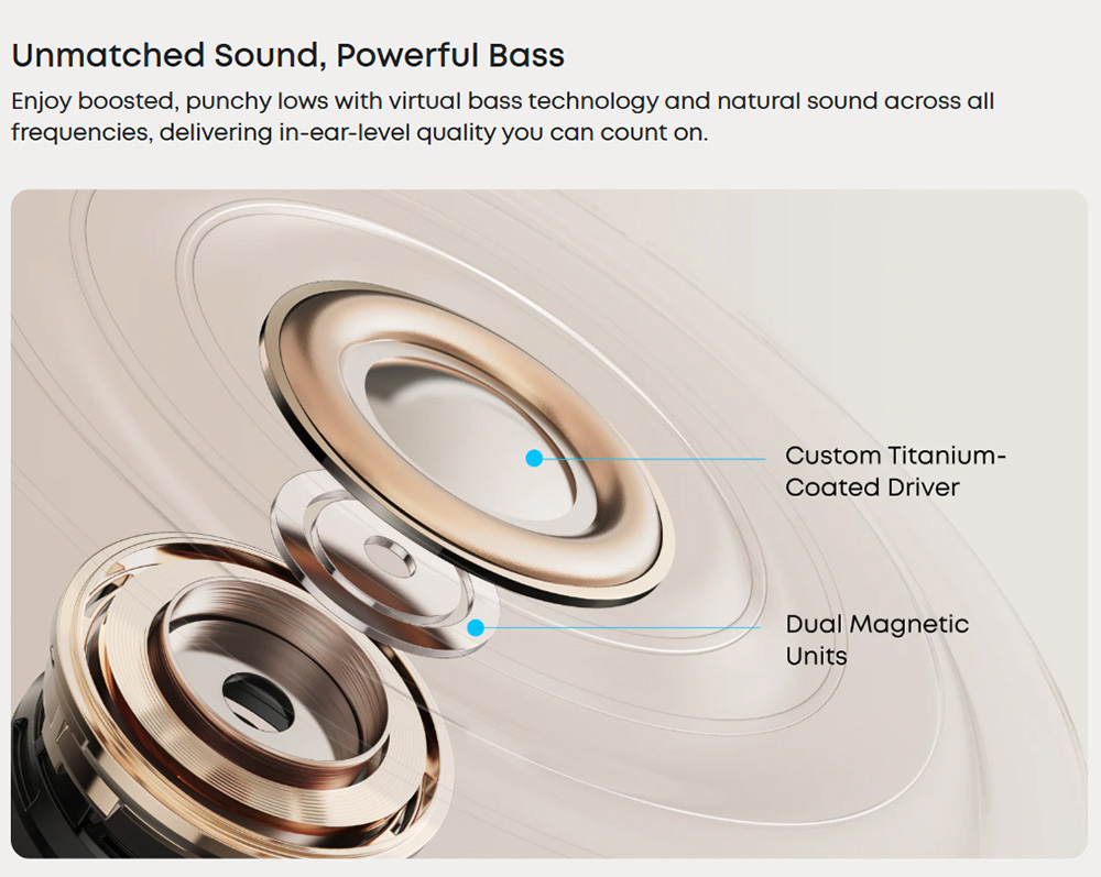 Anker Soundcore AeroClip Open-Ear Clip-On Earbuds, Snug and Secure, IPX4 Water-Resistant, Dynamic Voice Capture, Long-Lasting
Listening - Black