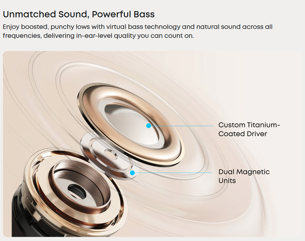 Anker Soundcore AeroClip Open-Ear Clip-On Earbuds, Snug and Secure, IPX4 Water-Resistant, Dynamic Voice Capture, Long-Lasting
Listening - White