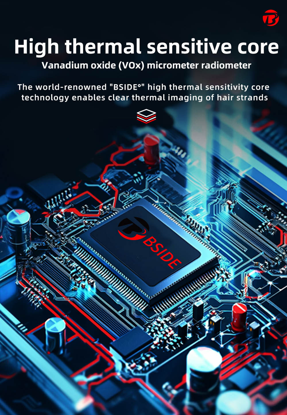 BSIDE SH9A Thermal Imager Multimeter with Macro Lens, 3.98 inch Touchscreen, 15 Pseudo-color Modes, 320*428 Resolution