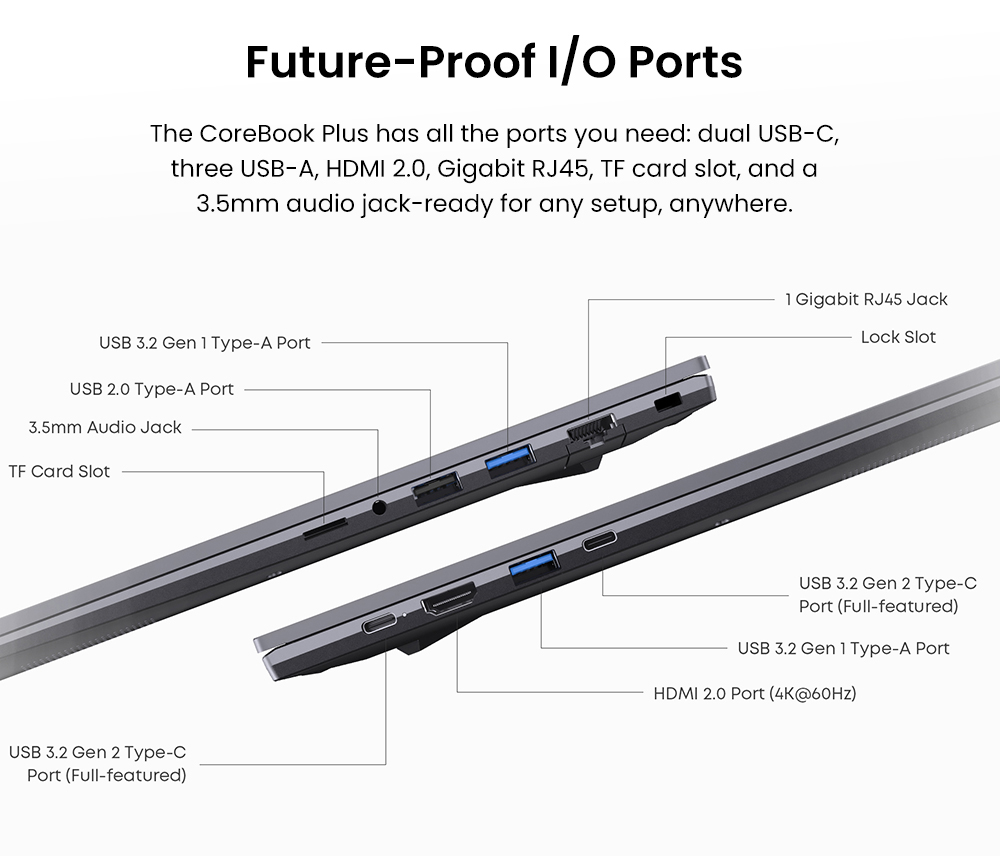 CHUWI CoreBook Plus Laptop, 16