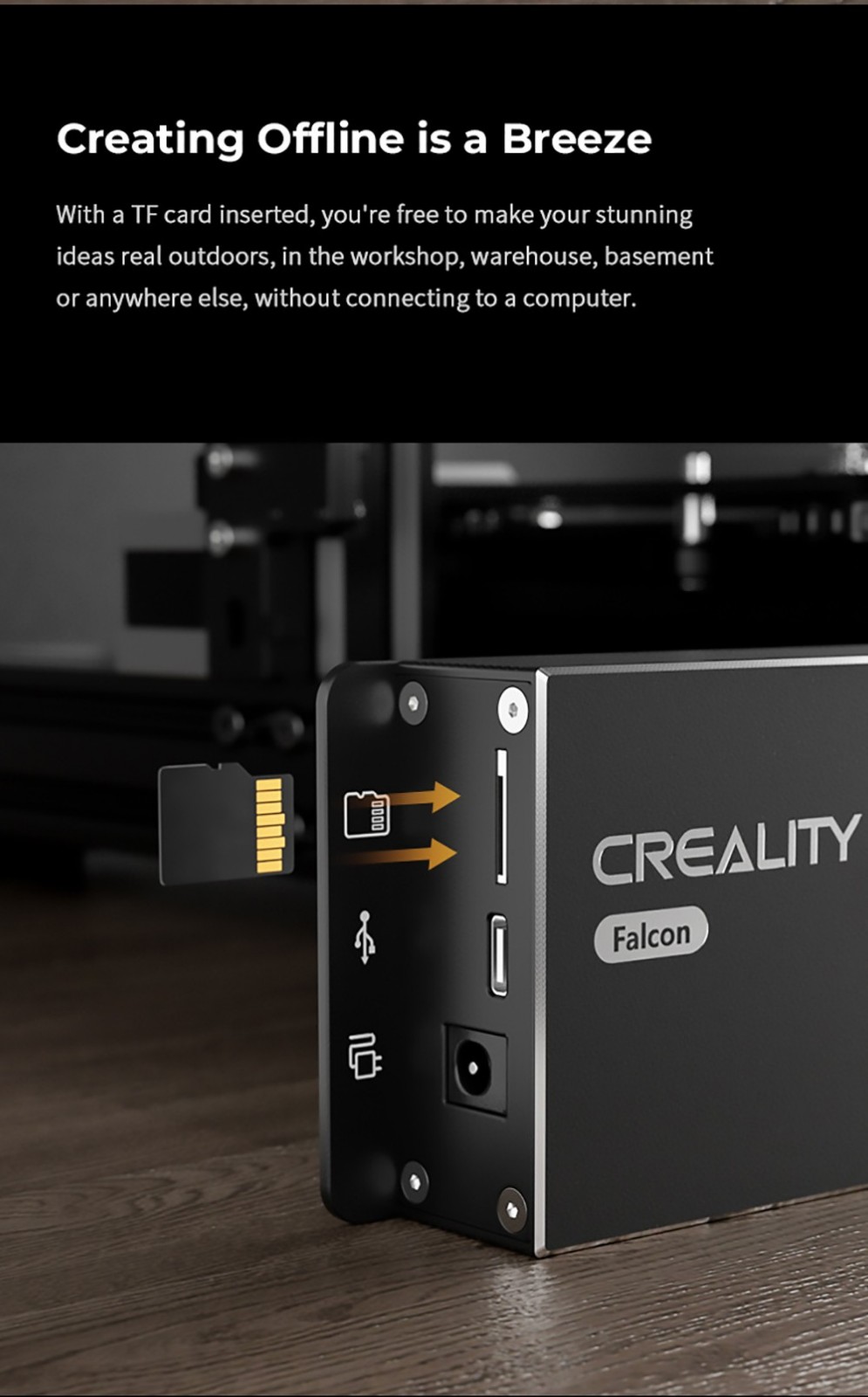 Refurbished Creality 24V 10W Laser Module Control Box Kit, 0.06mm High Precision, for Ender 3 S1/Ender 3 S1 Pro/Ender 3 S1 Plus