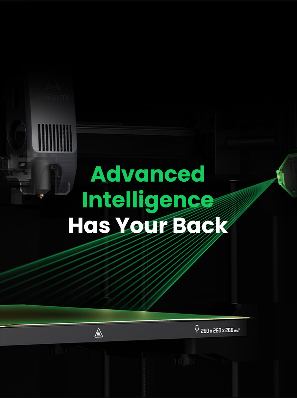 Creality K2 Combo 3D Printer, CFS System, 260*260*260mm