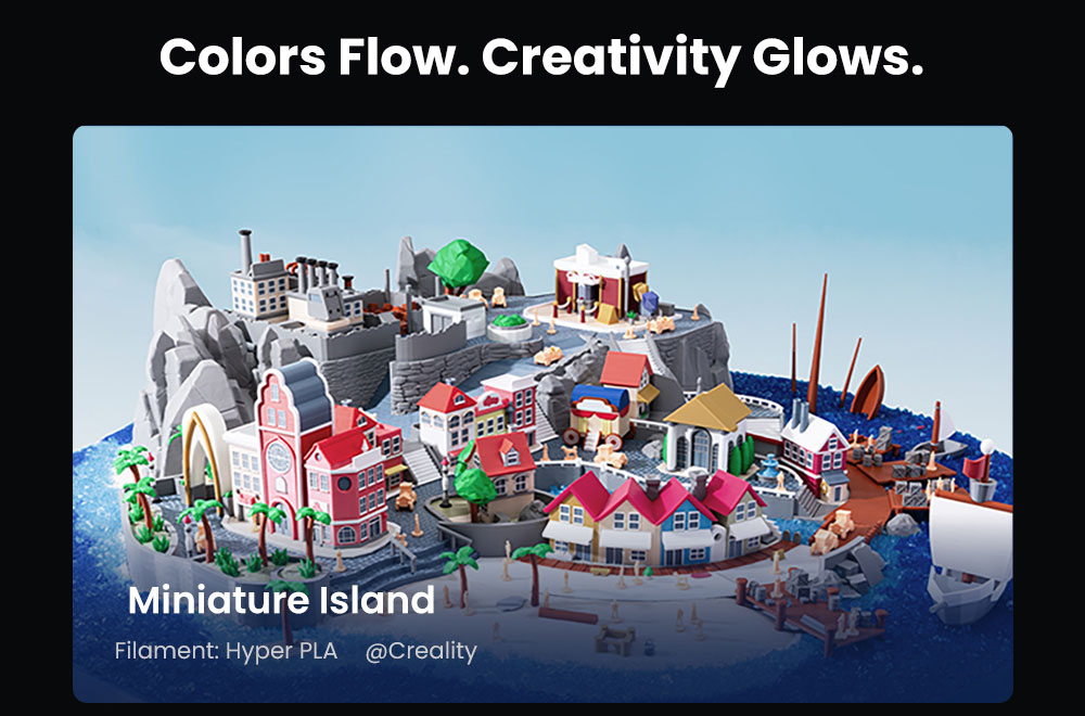 Creality K2 Combo 3D Printer, CFS System, 260*260*260mm