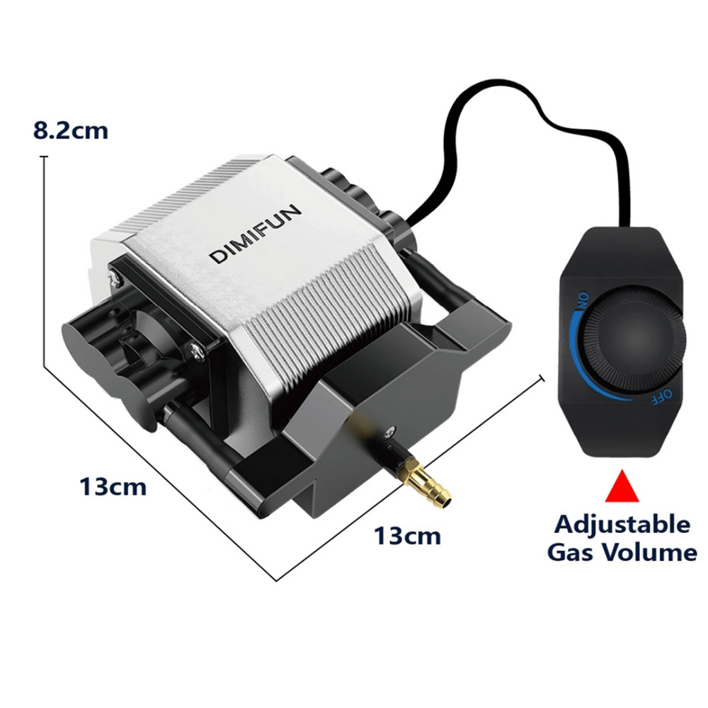 DIMIFUN DB-68 60 l/min 28 W prenosné vzduchové čerpadlo s nastaviteľnou rýchlosťou