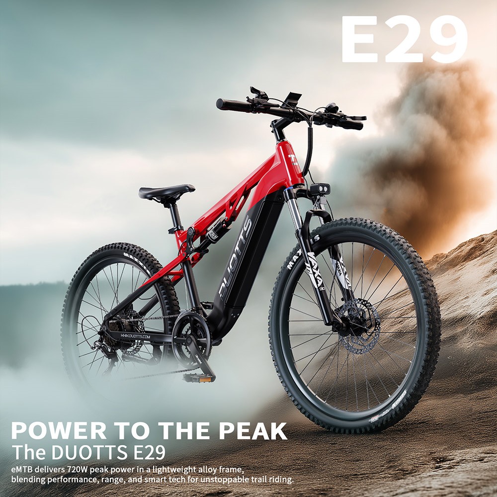 Elektrobicykel DUOTTS E29, 250W motor, 48V 13.5Ah batéria, 27.5