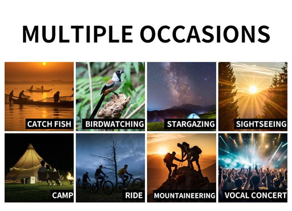 Digital Night Vision Monocular, 940nm Infrared Laser, 1080P Video Recording, 4X Digital Zooming, Up to 8 Hours Battery Life - 50mm Caliber