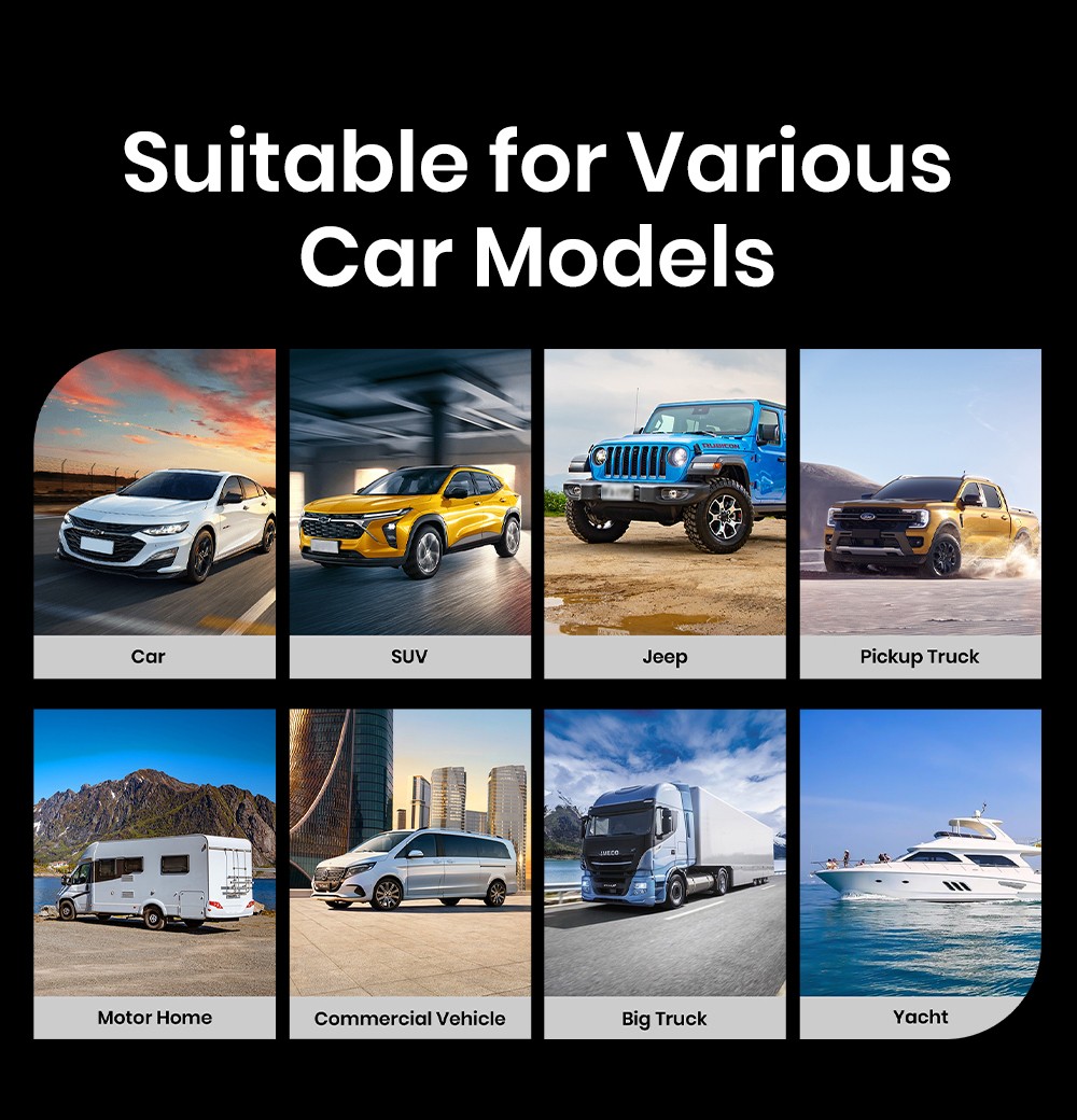 FOSSiBOT FAC580 580W Alternator Charger for FOSSiBOT Power Station, Gray