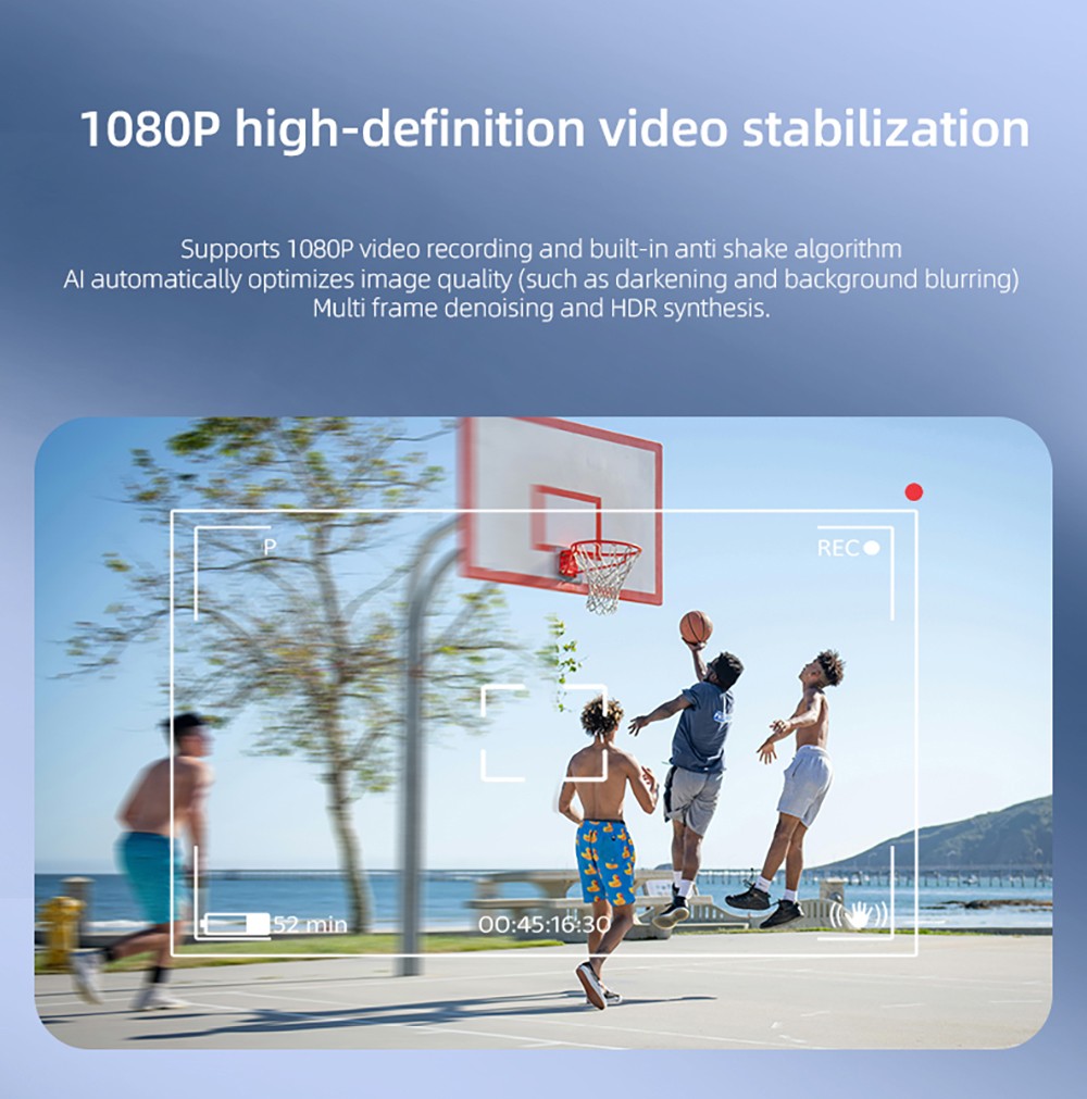 SENBONO V03 Smart Glasses, Al Assistant, HD Image Shooting, ENC Intelligent Noise Reduction Calling