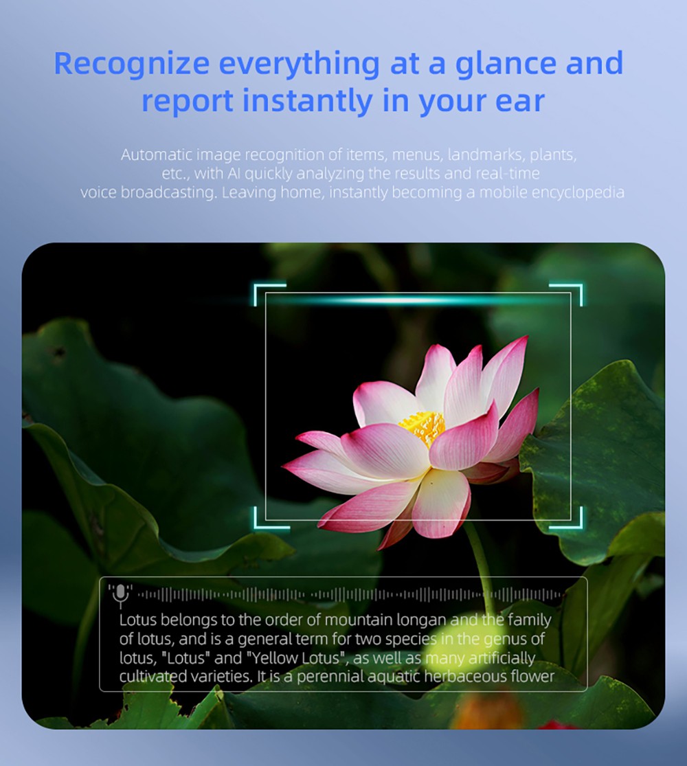 SENBONO V03 Smart Glasses, Al Assistant, HD Image Shooting, ENC Intelligent Noise Reduction Calling