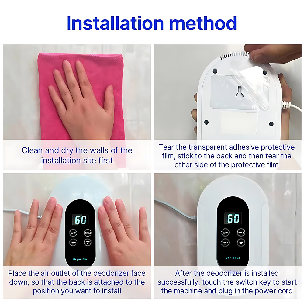 TQQX1-W3 Air Purifier Ozone Sterilizer, Circular Purification, Smart Touchscreen, APP Control