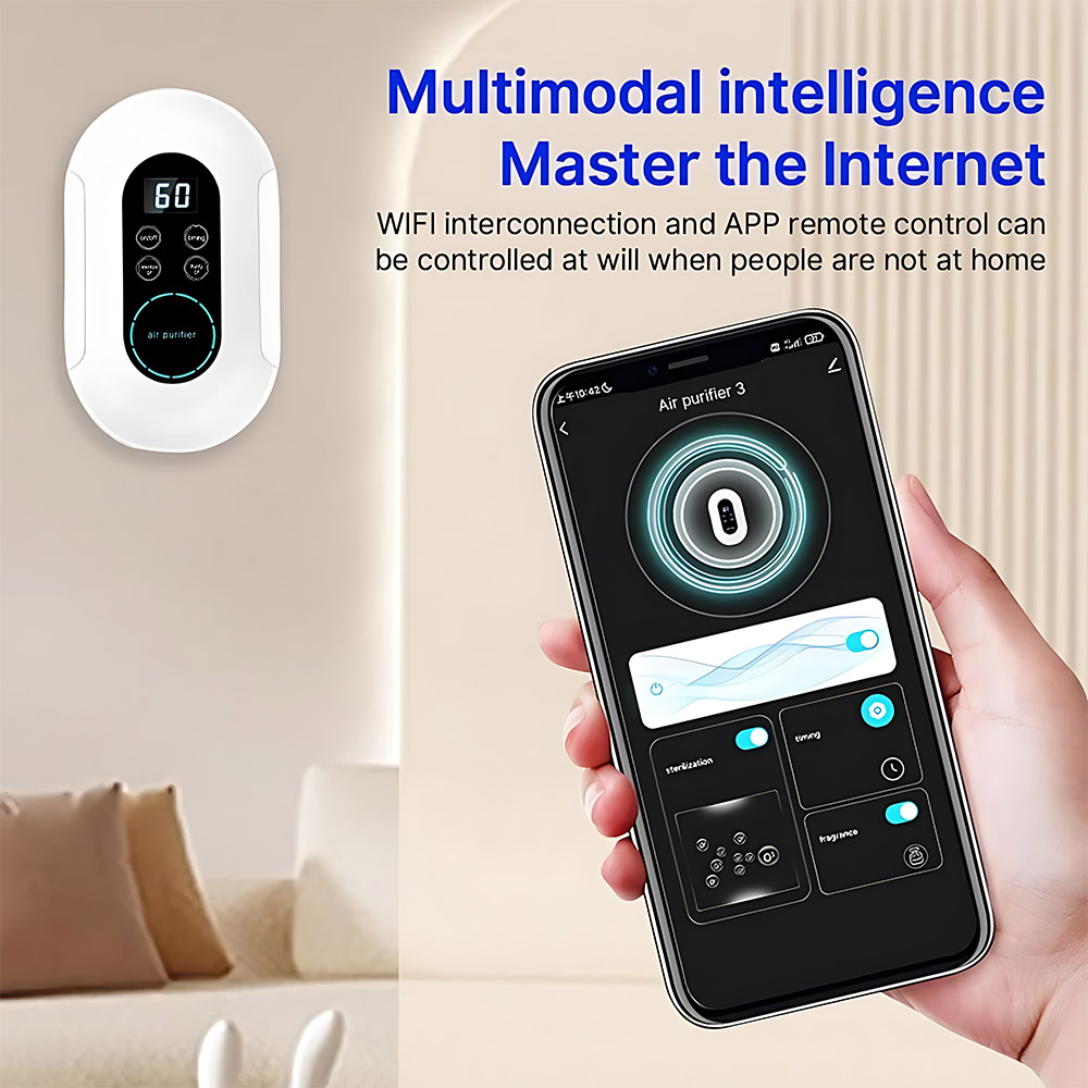 TQQX1-W3 Air Purifier Ozone Sterilizer, Circular Purification, Smart Touchscreen, APP Control