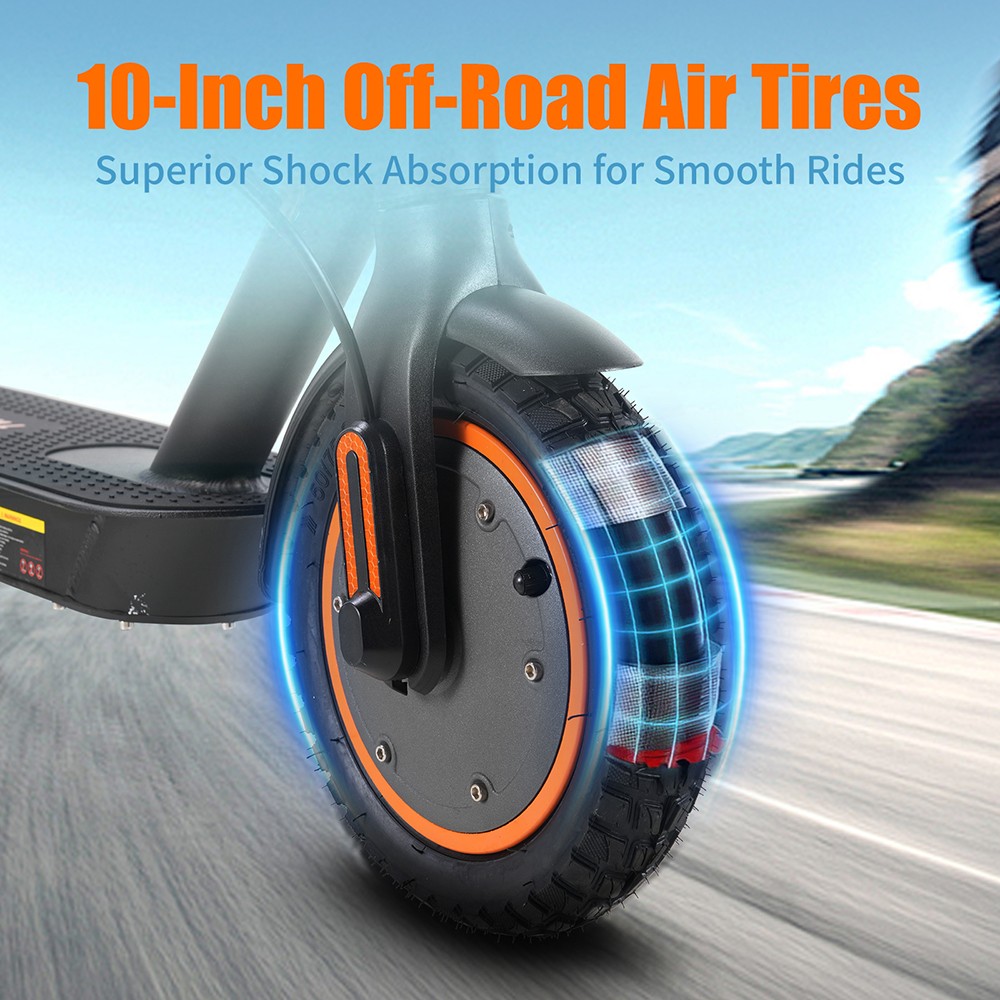 TWOFISH V1 MAX Electric Scooter, 400W Motor, 36V 10.4Ah batéria, 10 palcové pneumatiky, max. rýchlosť 32 km/h, dojazd 25 km, zadná kotúčová brzda, LCD displej