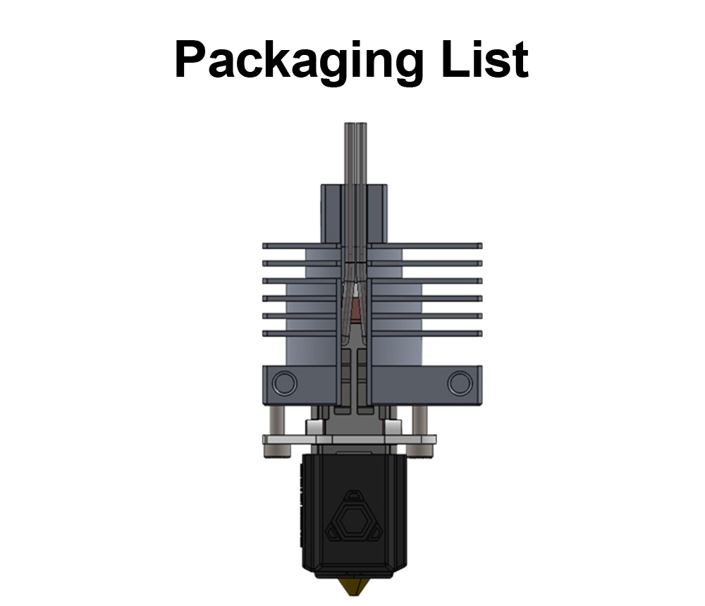 Trianglelab CHC XP1 Hotend for Bambu Lab X1 & P1 Series 3D Printer (No Electricity)