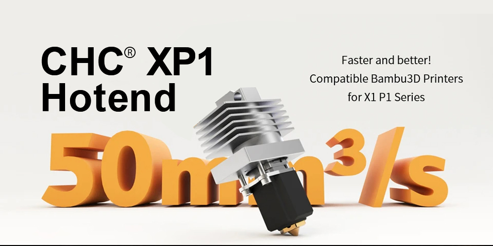 Trianglelab CHC XP1 Wear-resistant Hotend for Bambu Lab X1 Series 3D Printer