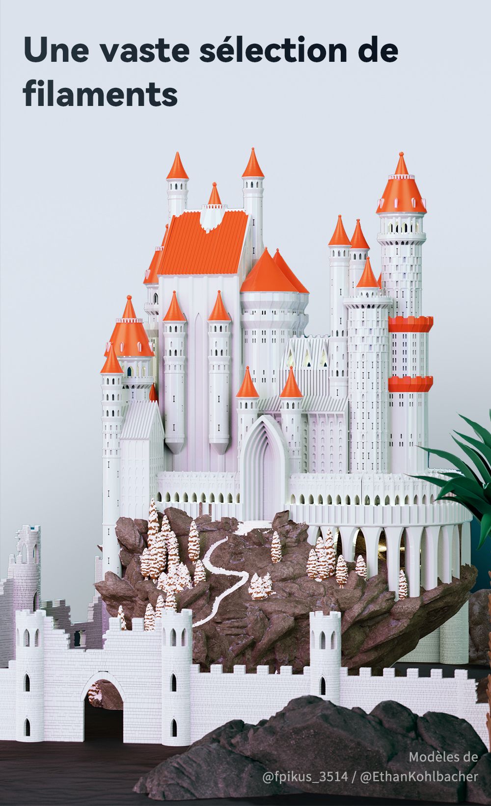 Imprimante 3D Anycubic Kobra 3 V2 Combo, ACE Pro Multicolore, cam&eacute;ra 720p, vitesse 600 mm/s, nivellement automatique, s&eacute;chage du filament, 255 x 255 x 260 mm