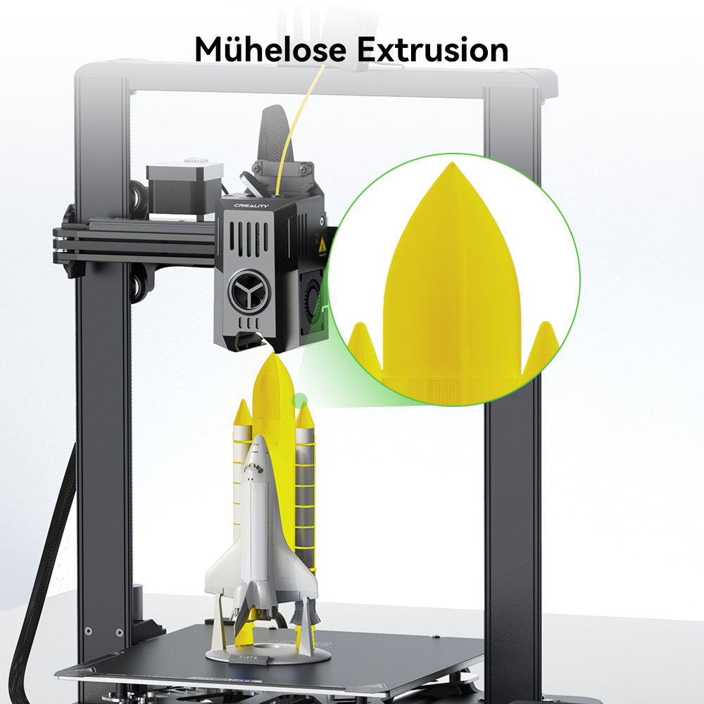 5 St&uuml;ck Creality Hyper-PETG Filament  &ndash; 1kg Wei&szlig; + 1kg Schwarz + 1kg Gr&uuml;n + 1kg Transparent + 1kg Grau
Produkt&uuml;bersicht: