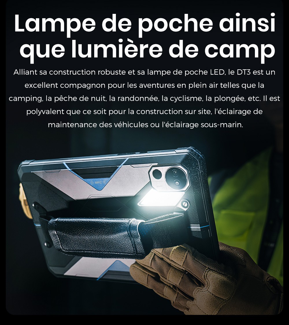 FOSSiBOT DT3 5G Tablette robuste, Android 15, &eacute;cran 10,4 pouces, 12 Go de RAM, 256 Go de ROM, Wi-Fi 6, batterie 21&nbsp;560 mAh, charge rapide 66 W, appareil photo 64 Mpx + 32 Mpx, d&eacute;verrouillage par empreinte digitale et reconnaissance faciale - Gris