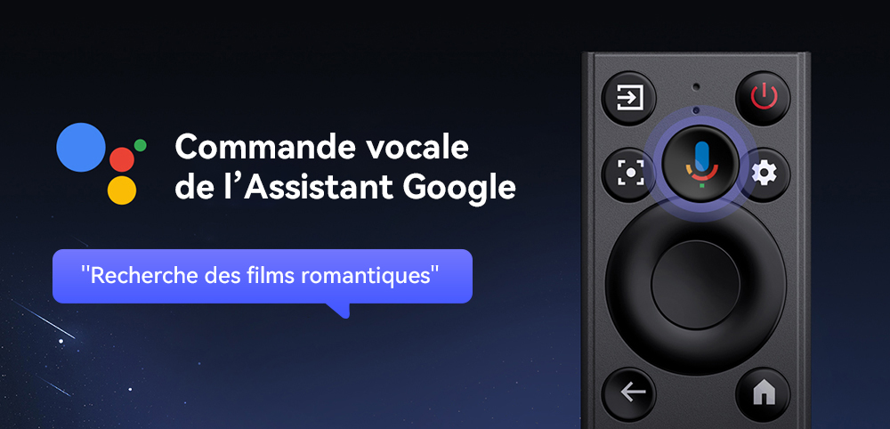 [Certifié Netflix et Google TV] Projecteur LCD ETOE Seal Pro 1000 ANSI, 1080P natif, certifié Dolby Audio, mise au point automatique. Correction automatique du trapèze, 2 haut-parleurs de 10 W, Chromecast intégré, Google Assistant