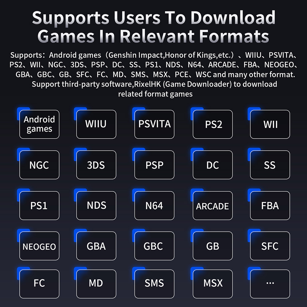 ANBERNIC RG477M AI Game Console, Android 14, 12GB RAM 256GB Storage, 4.7 inch 1280&times;960 LTPS Touchscreen, 120Hz Refresh Rate, WiFi 6E Bluetooth 5.3, 3D Hall joystick, 7 Hours of Playtime - Silver Blade