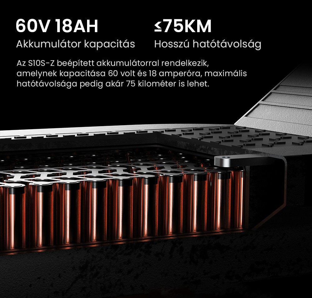 Joyor S10-S-Z elektromos roller terepjáró gumikkal
