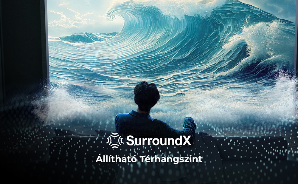 Ultimea Poseidon M4T 5.1 Soundbar mélynyomó hangszórókészlet, Dolby Atmos, 450 W csúcsteljesítmény, állítható surround hangerő