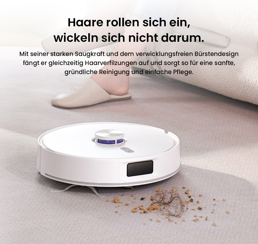 Narwal Narwal Freo S Roboterstaubsauger und -mopp, automatische Staubsammlung, 8000 Pa Saugleistung, intelligente Navigation und Sprachsteuerung