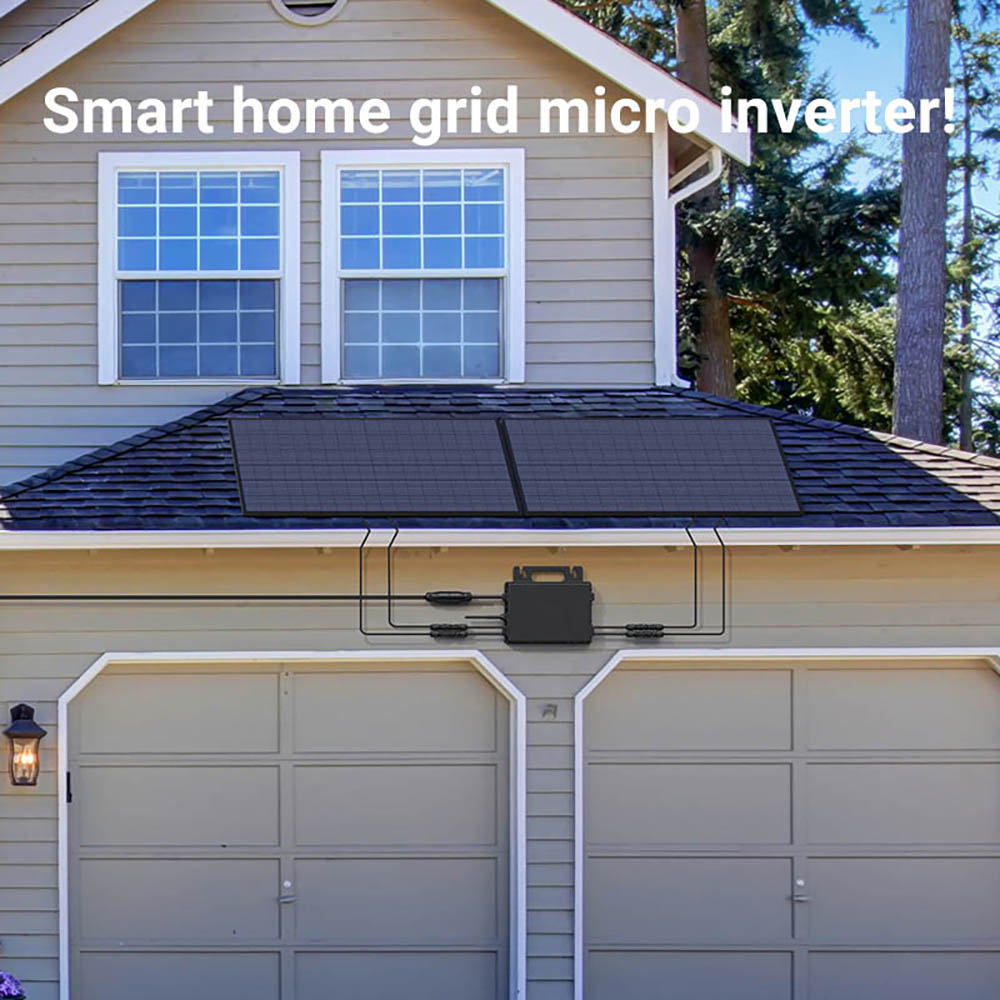 LIONSHEE LS-800Mi 800W Mikroinverter, 2 MPPT, 230V Kimenet, 96% Cs&uacute;cshat&eacute;konys&aacute;g, IP67 V&iacute;z&aacute;ll&oacute;, Wi-Fi Intelligens Megfigyel&eacute;s