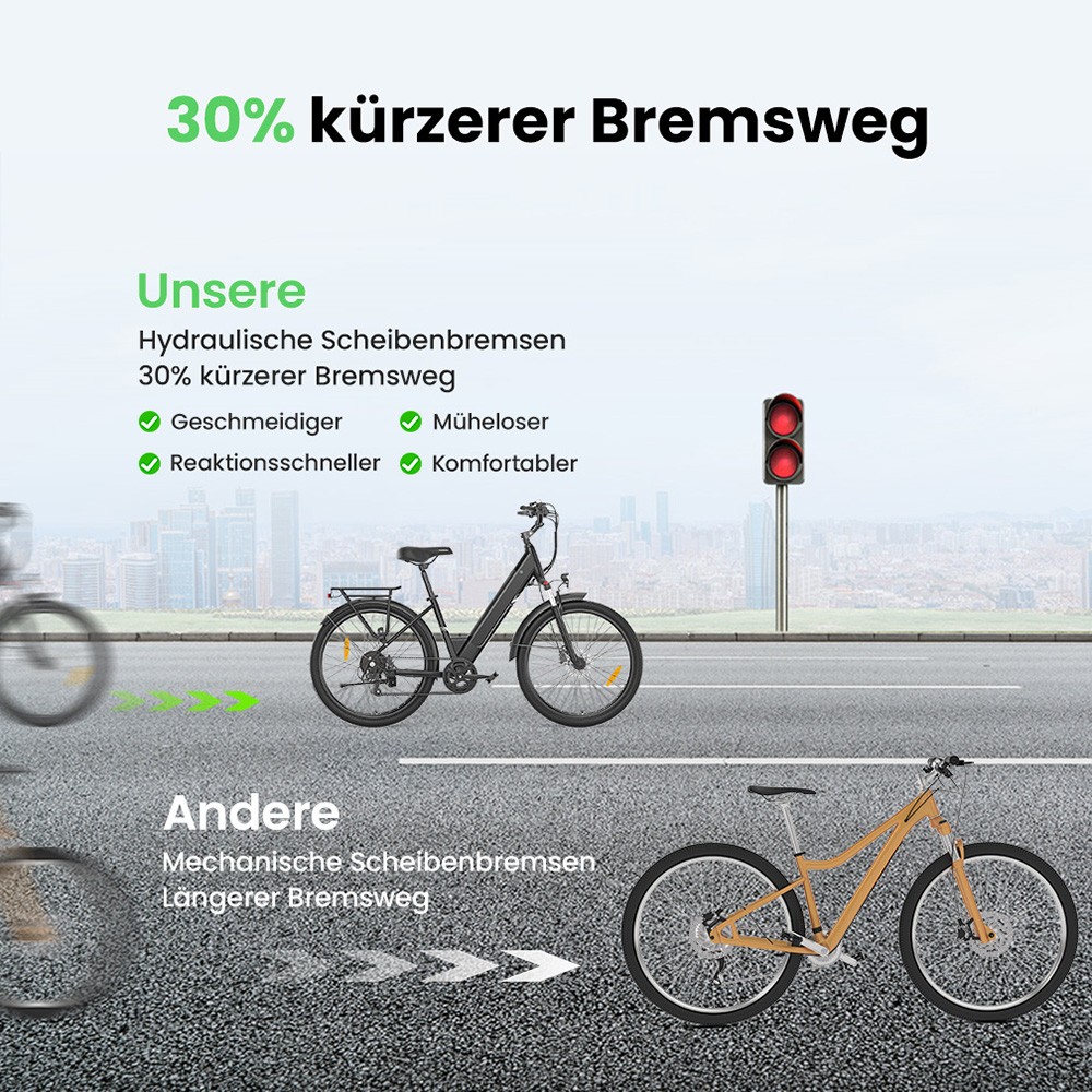 Toroll J1 Pro Elektrofahrrad, 250-W-Motor, 36-V-15,6-Ah-Akku, 27,5-Zoll-Reifen, 25 km/h H&ouml;chstgeschwindigkeit, 100 km Reichweite, hydraulische Scheibenbremse, Federung mit Sperre, Shimano 7-Gang