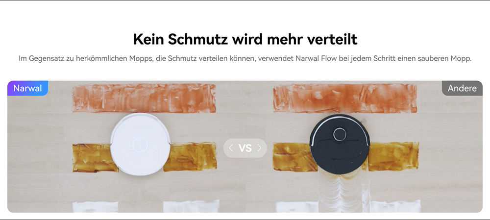 Narwal Freo Flow Saug- und Wischroboter, 22.000Pa Saugleistung, KI-Hindernisvermeidung mit Dual-Kamera, Hei&szlig;wasserwischen, Teppich- & Kantenreinigung, Selbstentleerung, 2,5L Staubbeutel, Sprachsteuerung &ndash; Wei&szlig;