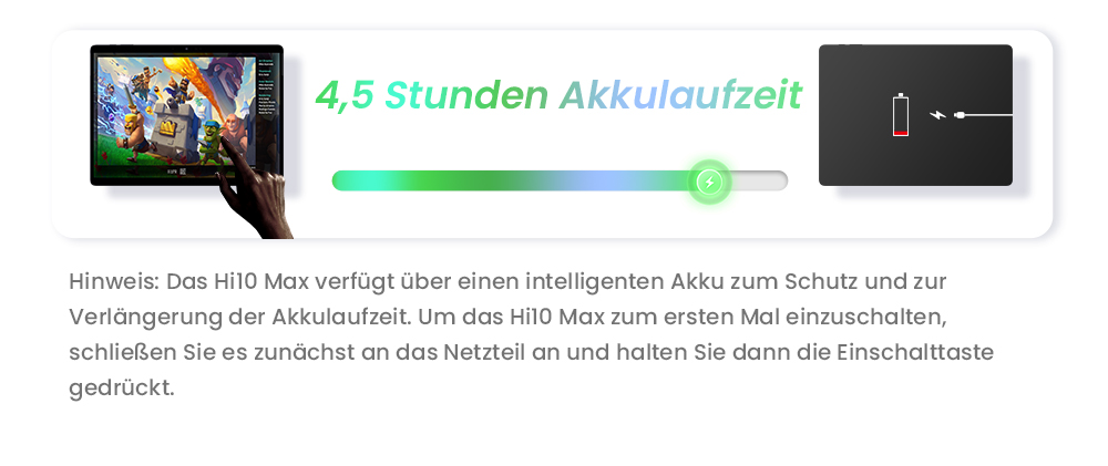 CHUWI Hi10 Max Tablette + Tastatur , Intel N150 4 Kerne, 12,96 Zoll 2880 x 1920 IPS-Touchscreen, 12 GB LPDDR5 RAM 512 SSD, USB-C + Micro HDMI, zweifaches 4K-Display, WiFi6, 8MP + 5MP Kamera, 2 * voll ausgestattete Typ-C, 1 * USB 3.2