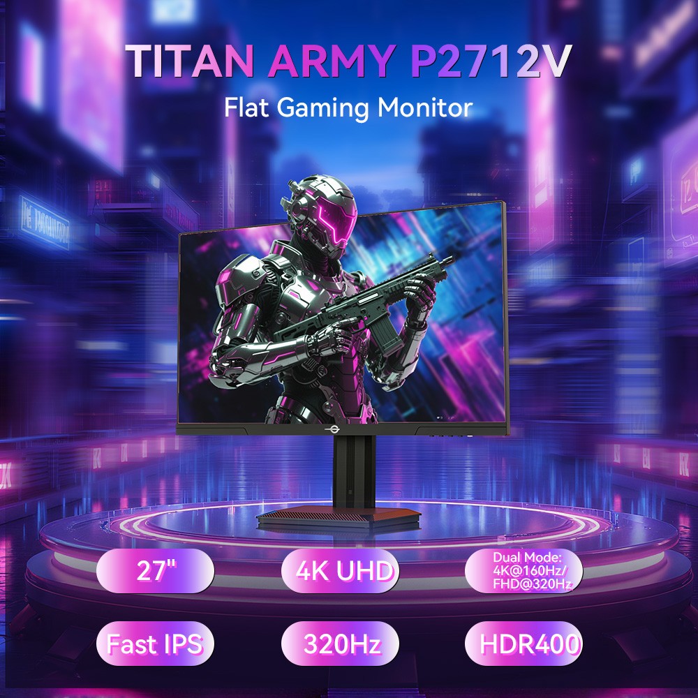 Herný monitor TITAN ARMY P2712V, 27